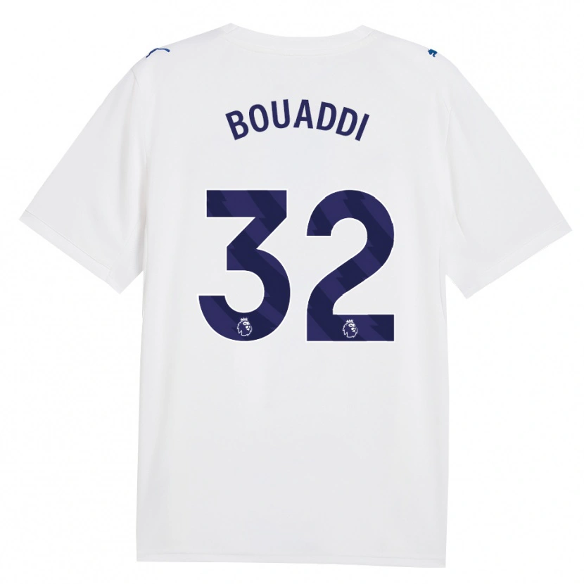 Danxen Uomo Maglia Ayyoub Bouaddi #32 Blu Scuro Bianco Kit Gara Third 2026/27 Maglietta