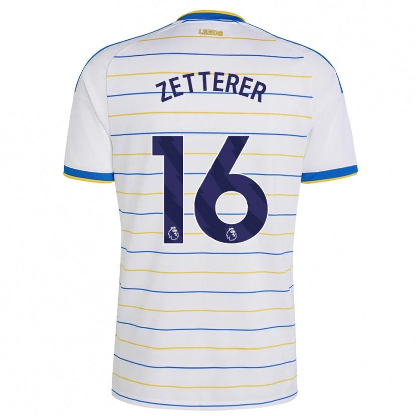 Danxen Uomo Maglia Michael Zetterer #16 Rosso Giallo Blu Kit Gara Home 2026/27 Maglietta
