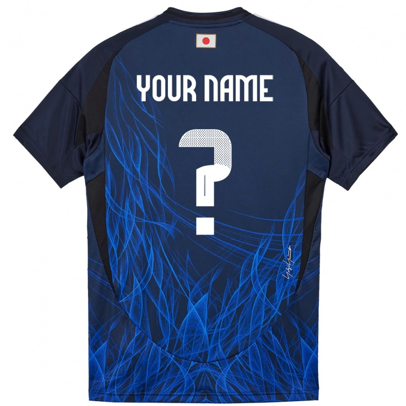 Danxen Bambino Maglia Giappone Il Tuo Nome #0 Blu Scuro Kit Gara Home 24-26 Maglietta