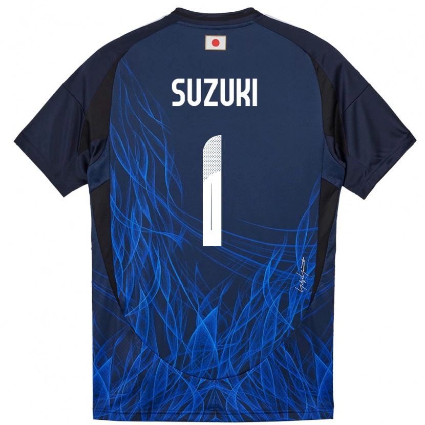 Danxen Bambino Maglia Giappone Zion Suzuki #1 Blu Scuro Kit Gara Home 24-26 Maglietta