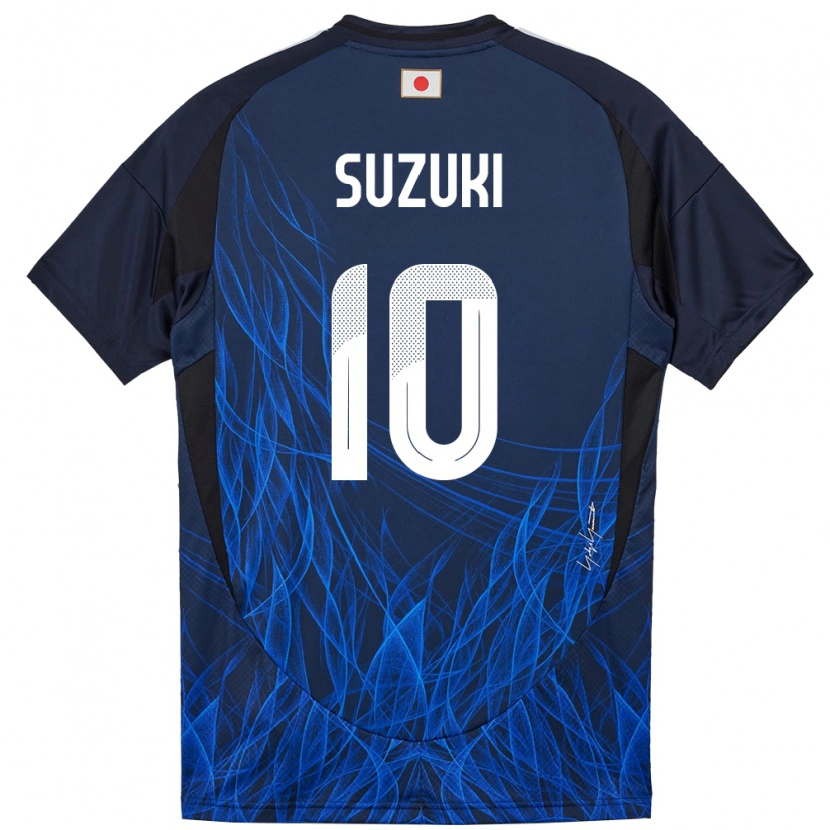 Danxen Bambino Maglia Giappone Yuito Suzuki #10 Blu Scuro Kit Gara Home 24-26 Maglietta
