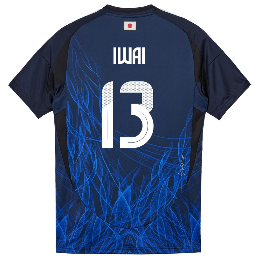 Danxen Bambino Maglia Giappone Yuta Iwai #13 Blu Scuro Kit Gara Home 24-26 Maglietta