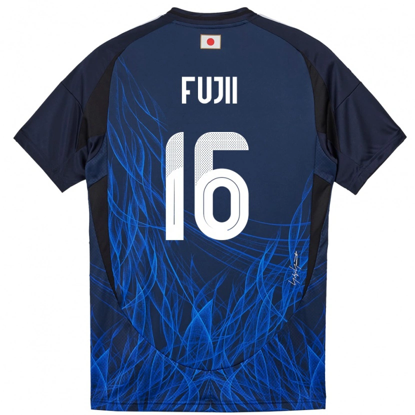 Danxen Bambino Maglia Giappone Shota Fujii #16 Blu Scuro Kit Gara Home 24-26 Maglietta