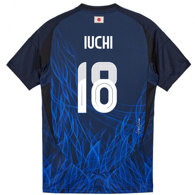 Danxen Bambino Maglia Giappone Yosuke Iuchi #18 Blu Scuro Kit Gara Home 24-26 Maglietta