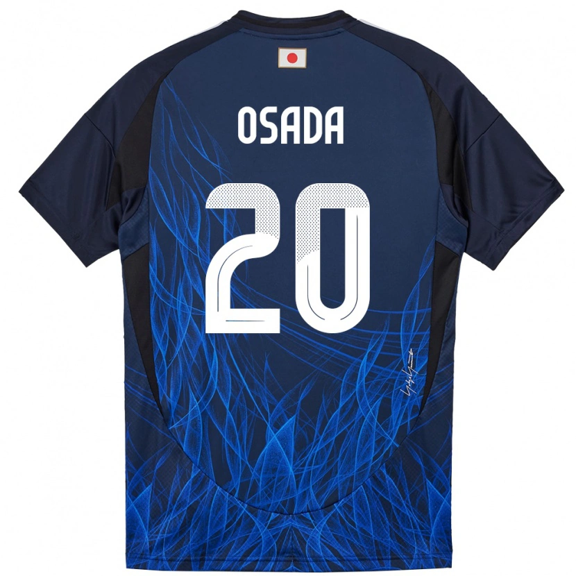 Danxen Bambino Maglia Giappone Towa Osada #20 Blu Scuro Kit Gara Home 24-26 Maglietta