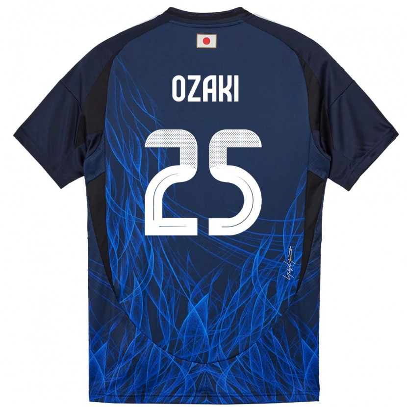 Danxen Bambino Maglia Giappone Kairu Ozaki #25 Blu Scuro Kit Gara Home 24-26 Maglietta