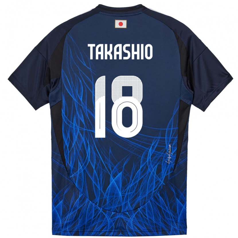 Danxen Bambino Maglia Giappone Hayase Takashio #18 Blu Scuro Kit Gara Home 24-26 Maglietta