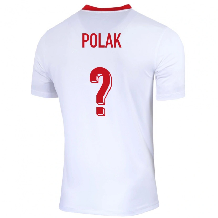 Danxen Bambino Maglia Polonia Cezary Polak #0 Bianco Kit Gara Home 24-26 Maglietta