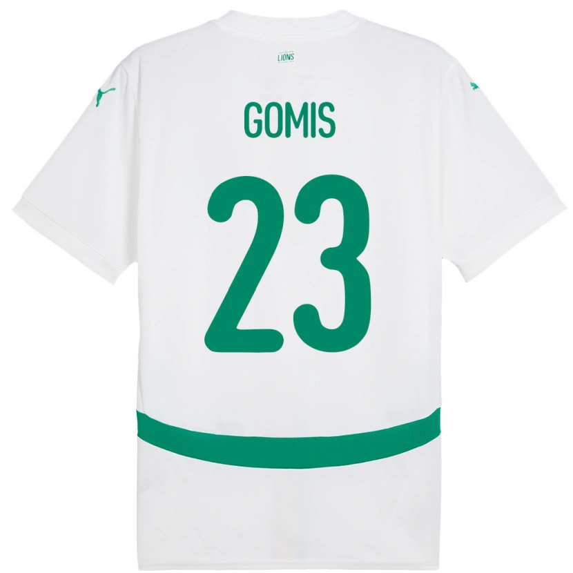Danxen Bambino Maglia Senegal Alfred Gomis #23 Bianco Kit Gara Home 24-26 Maglietta