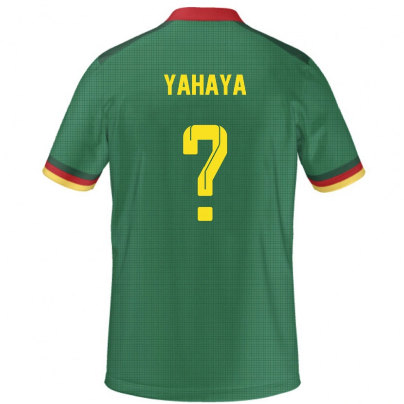 Danxen Bambino Maglia Camerun Abdoulaye Yahaya #0 Verde Kit Gara Home 24-26 Maglietta