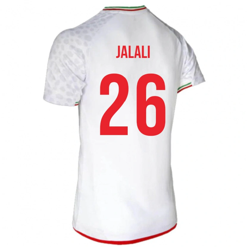 Danxen Bambino Maglia Iran Abolfazl Jalali #26 Bianco Kit Gara Home 24-26 Maglietta