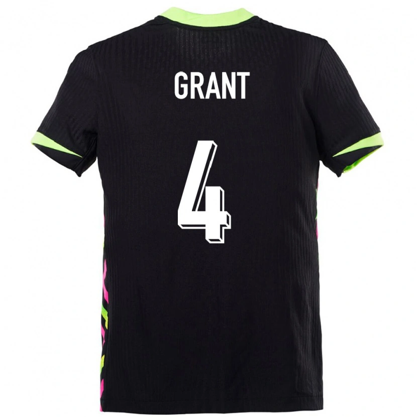 Danxen Bambino Maglia Australia Rhyan Grant #4 Blu Scuro Kit Gara Away 24-26 Maglietta