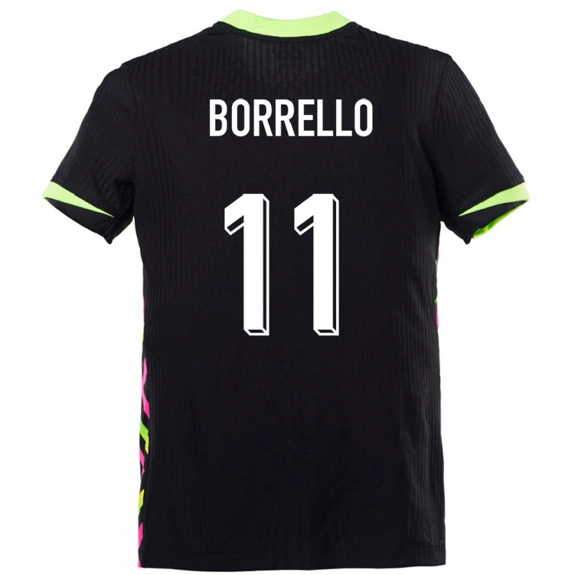 Danxen Bambino Maglia Australia Brandon Borrello #11 Blu Scuro Kit Gara Away 24-26 Maglietta