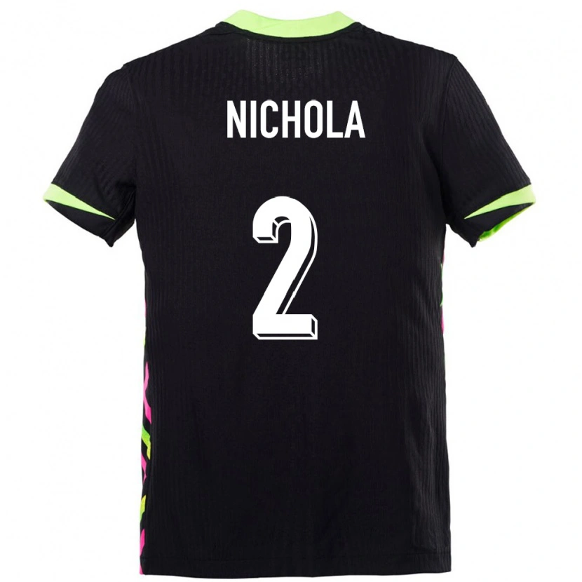 Danxen Bambino Maglia Australia Malual Nichola #2 Blu Scuro Kit Gara Away 24-26 Maglietta