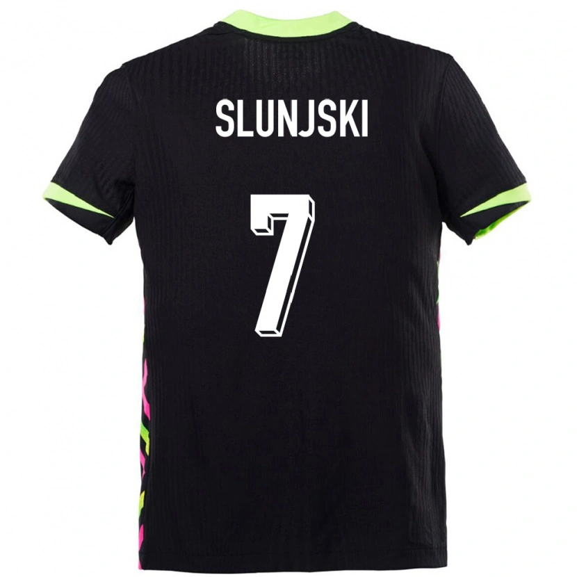 Danxen Bambino Maglia Australia Noah Slunjski #7 Blu Scuro Kit Gara Away 24-26 Maglietta