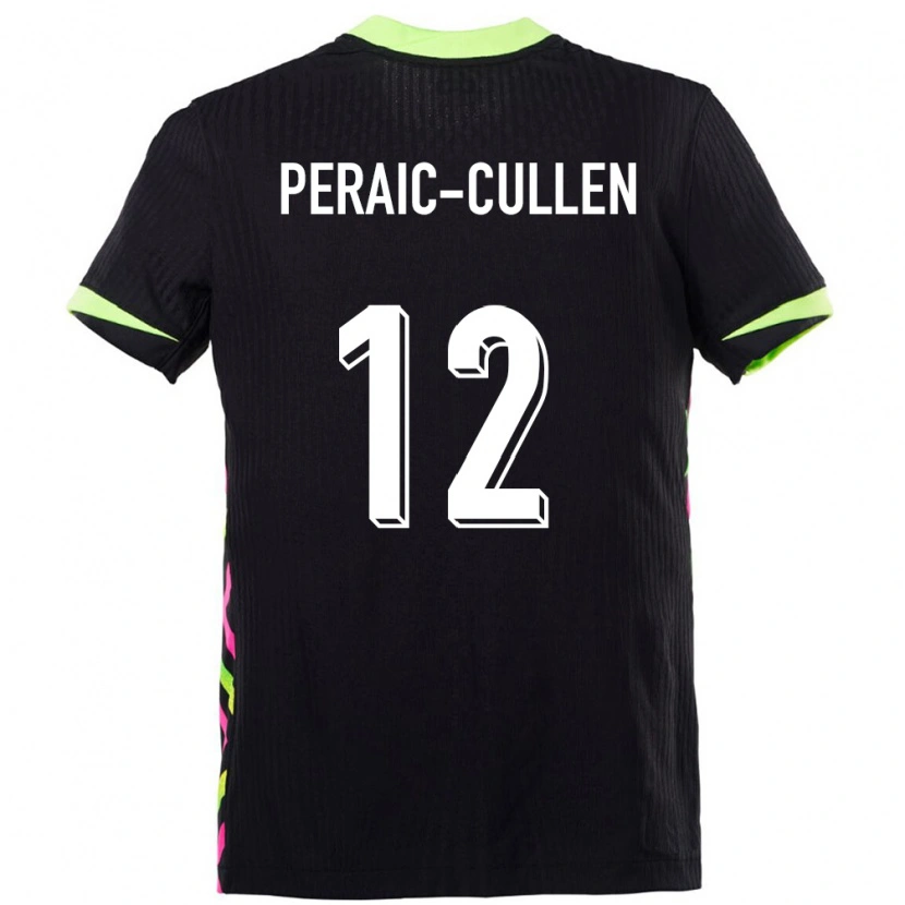 Danxen Bambino Maglia Australia Dylan Peraić-Cullen #12 Blu Scuro Kit Gara Away 24-26 Maglietta