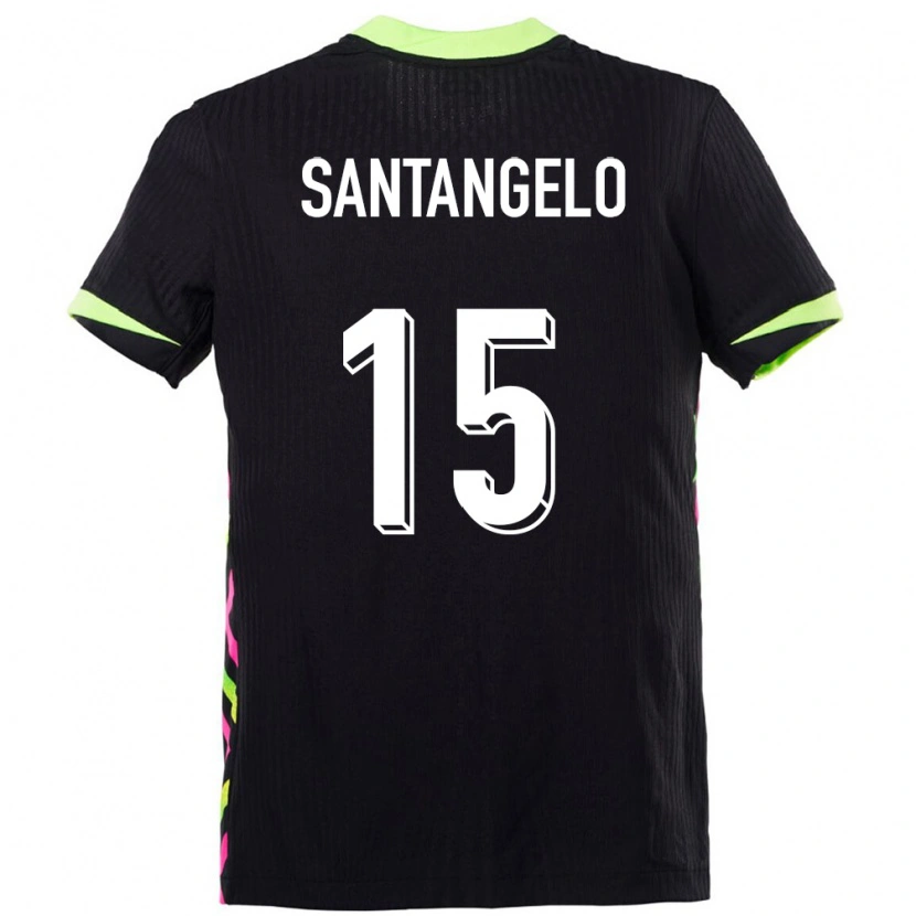 Danxen Bambino Maglia Australia Marco Santangelo #15 Blu Scuro Kit Gara Away 24-26 Maglietta