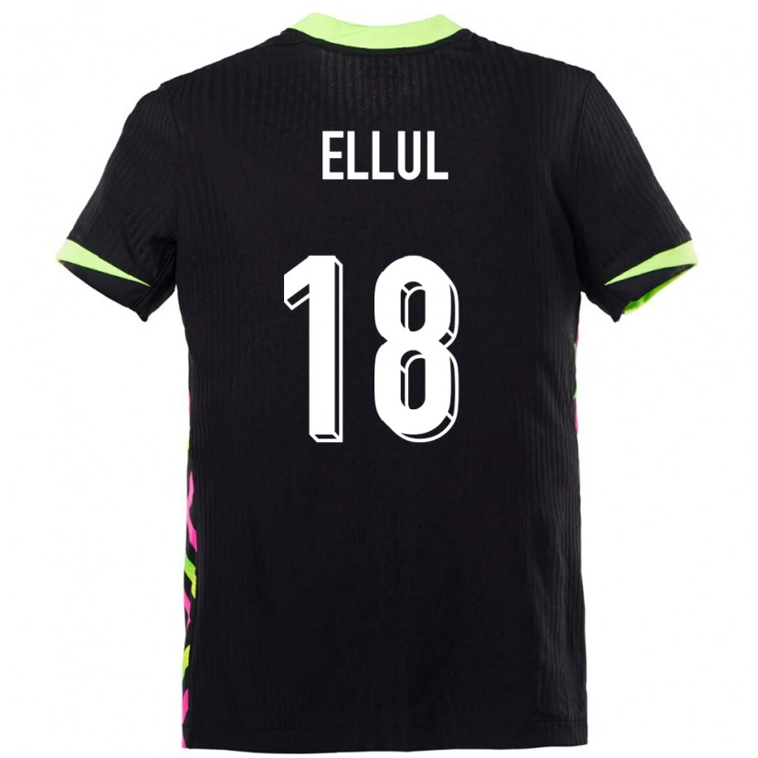 Danxen Bambino Maglia Australia Noah Ellul #18 Blu Scuro Kit Gara Away 24-26 Maglietta