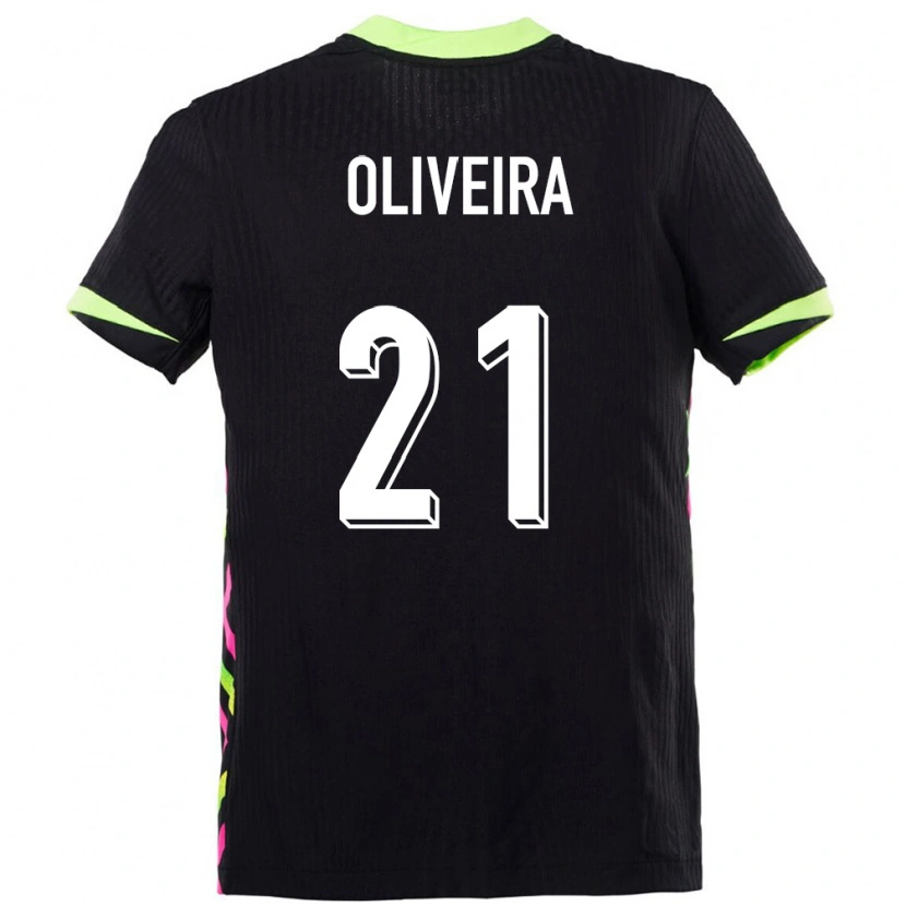 Danxen Bambino Maglia Australia Henrique Oliveira #21 Blu Scuro Kit Gara Away 24-26 Maglietta