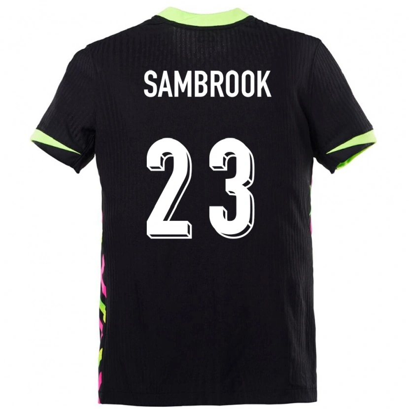 Danxen Bambino Maglia Australia Logan Sambrook #23 Blu Scuro Kit Gara Away 24-26 Maglietta