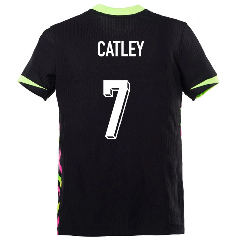 Danxen Bambino Maglia Australia Stephanie Catley #7 Blu Scuro Kit Gara Away 24-26 Maglietta