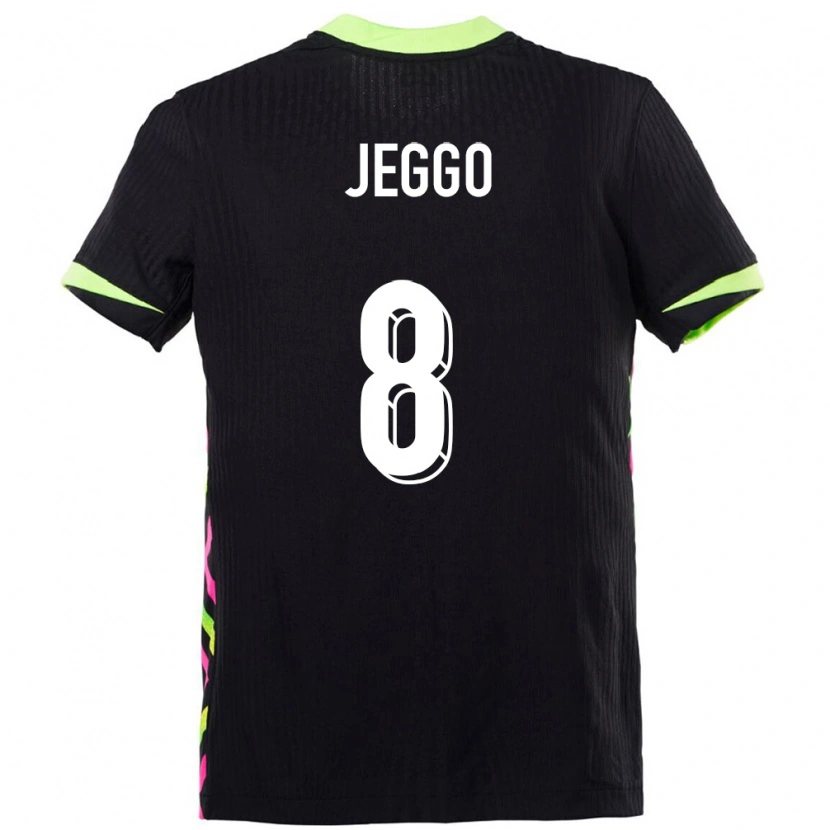 Danxen Bambino Maglia Australia James Jeggo #8 Blu Scuro Kit Gara Away 24-26 Maglietta