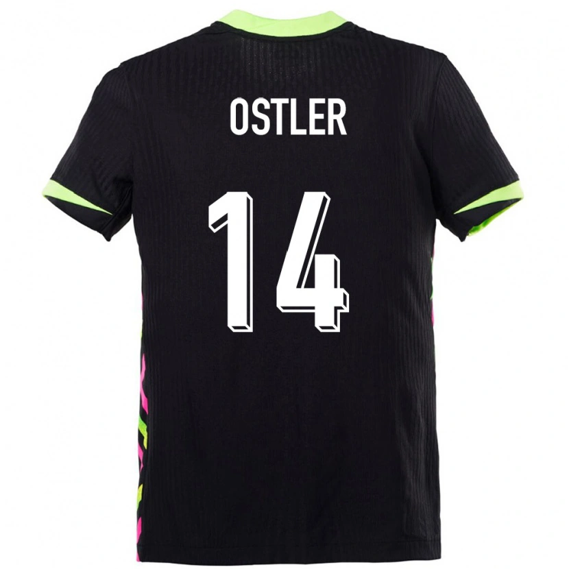 Danxen Bambino Maglia Australia Trent Ostler #14 Blu Scuro Kit Gara Away 24-26 Maglietta