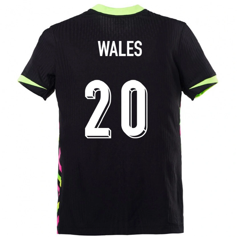 Danxen Bambino Maglia Australia Lachlan Wales #20 Blu Scuro Kit Gara Away 24-26 Maglietta