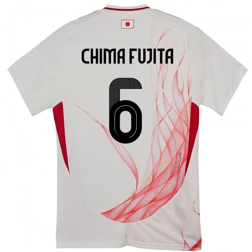Danxen Bambino Maglia Giappone Joel Chima Fujita #6 Bianco Kit Gara Away 24-26 Maglietta