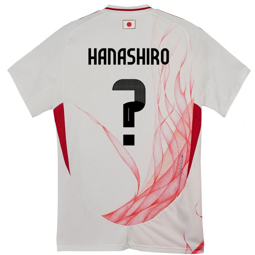 Danxen Bambino Maglia Giappone Rinto Hanashiro #0 Bianco Kit Gara Away 24-26 Maglietta