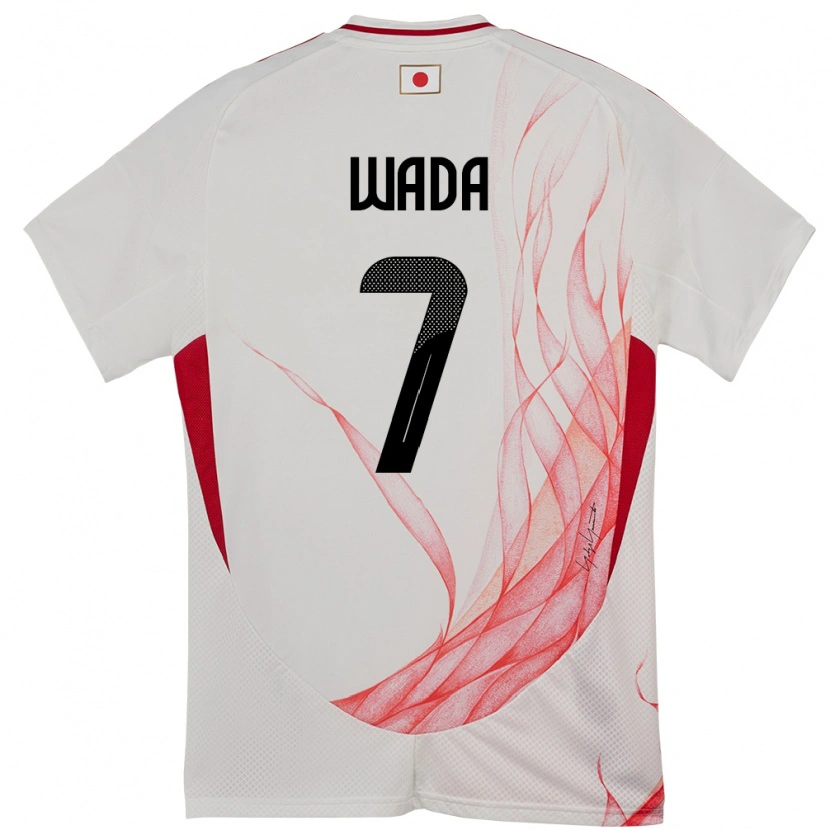 Danxen Bambino Maglia Giappone Takeshi Wada #7 Bianco Kit Gara Away 24-26 Maglietta