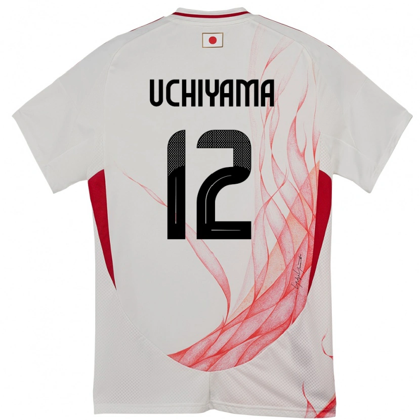 Danxen Bambino Maglia Giappone Shota Uchiyama #12 Bianco Kit Gara Away 24-26 Maglietta