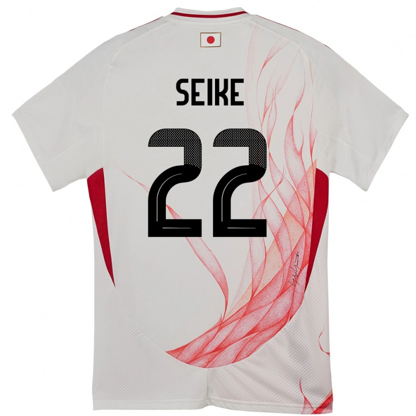 Danxen Bambino Maglia Giappone Kiko Seike #22 Bianco Kit Gara Away 24-26 Maglietta
