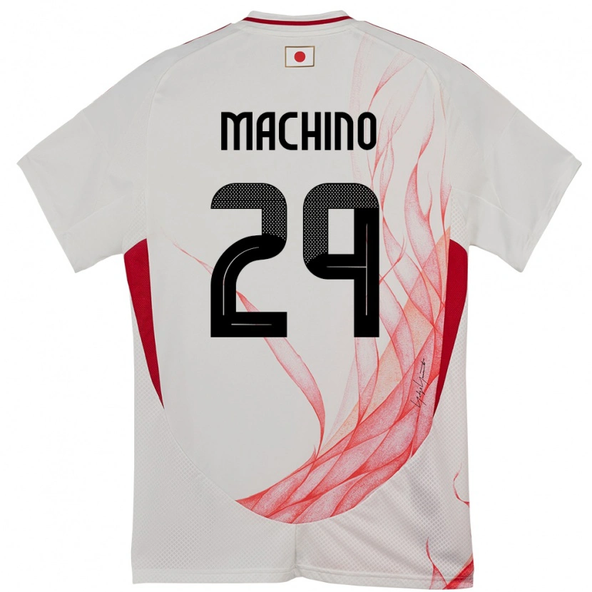 Danxen Bambino Maglia Giappone Shuto Machino #29 Bianco Kit Gara Away 24-26 Maglietta