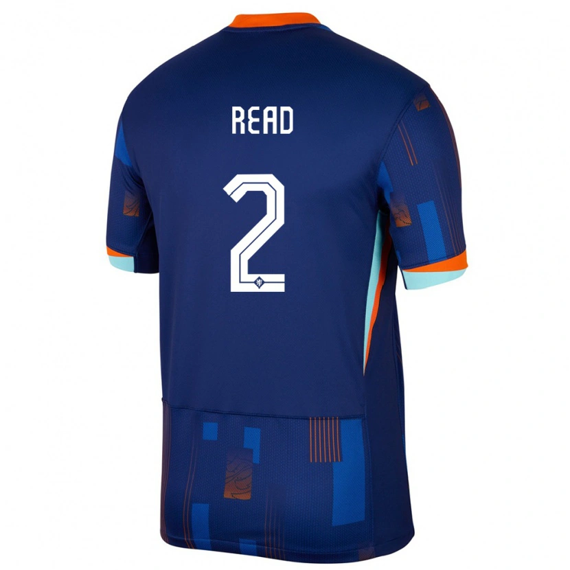 Danxen Bambino Maglia Paesi Bassi Givairo Read #2 Blu Kit Gara Away 24-26 Maglietta