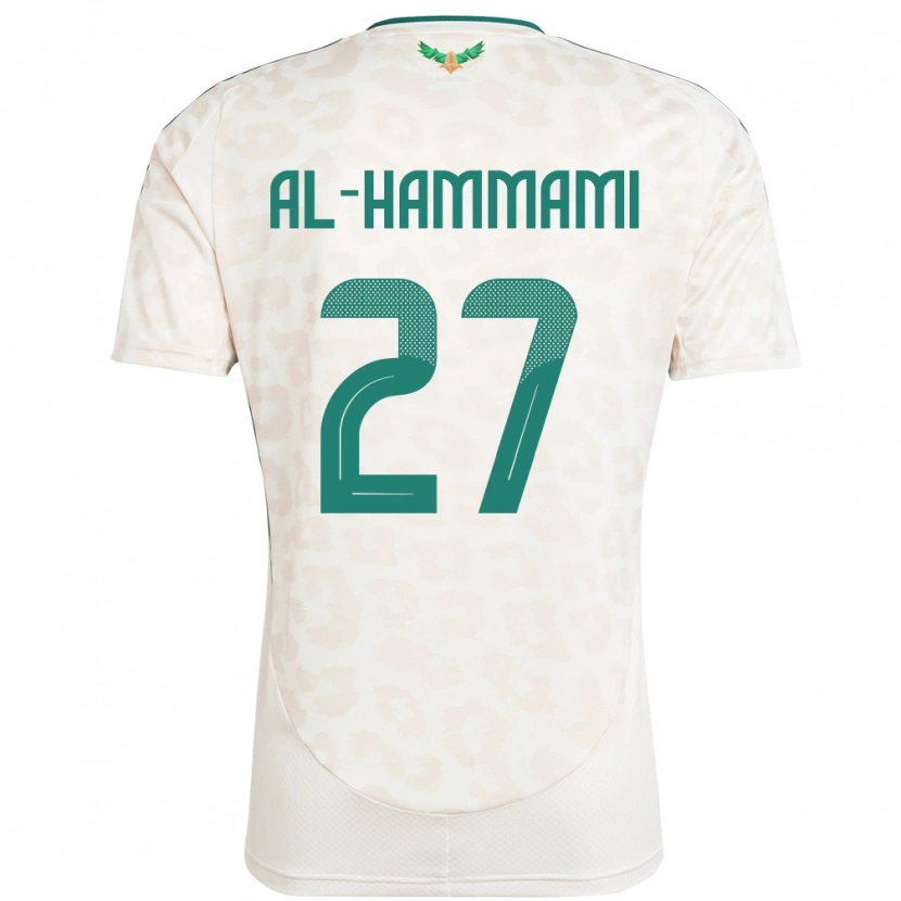 Danxen Bambino Maglia Arabia Saudita Hammam Al-Hammami #27 Bianco Kit Gara Away 24-26 Maglietta