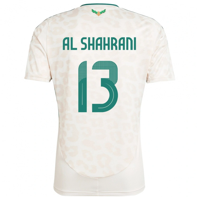 Danxen Bambino Maglia Arabia Saudita Yaseer Al Shahrani #13 Bianco Kit Gara Away 24-26 Maglietta