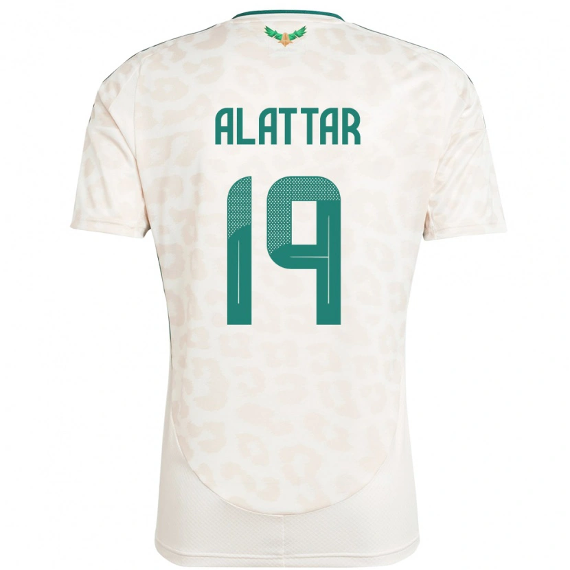 Danxen Bambino Maglia Arabia Saudita Ramiz Alattar #19 Bianco Kit Gara Away 24-26 Maglietta