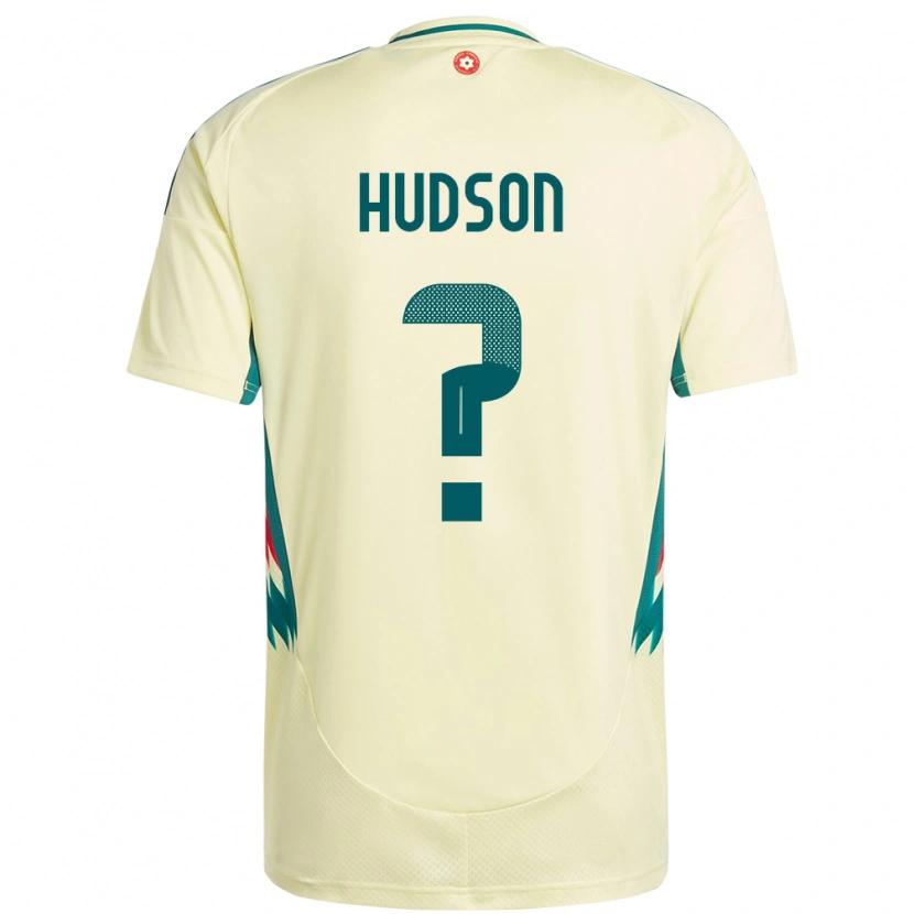 Danxen Bambino Maglia Galles Max Hudson #0 Beige Giallo Kit Gara Away 24-26 Maglietta