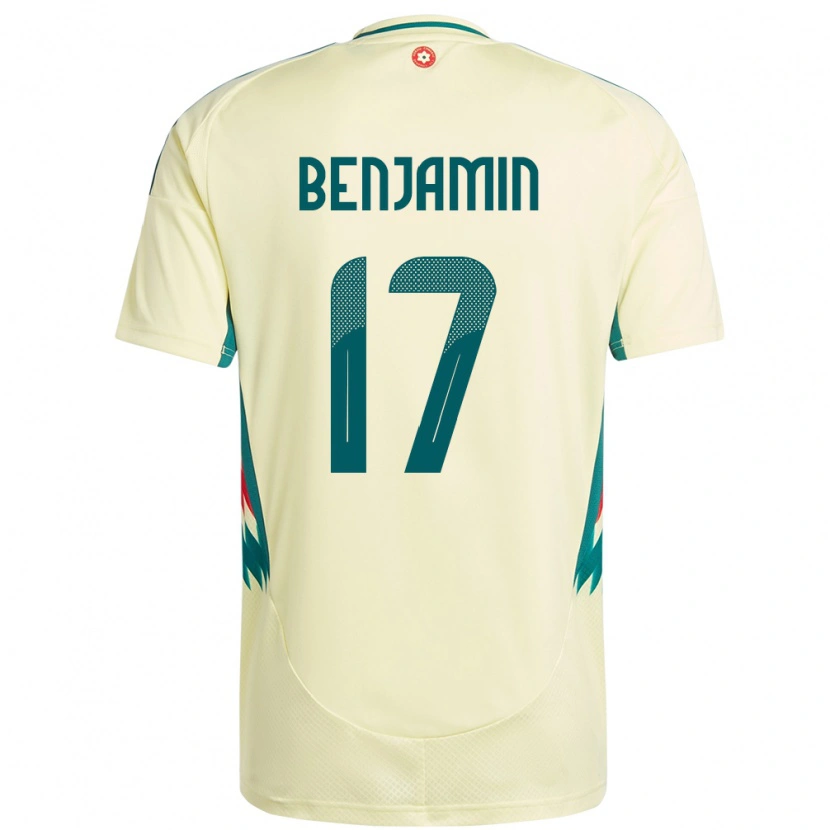Danxen Bambino Maglia Galles Omari Benjamin #17 Beige Giallo Kit Gara Away 24-26 Maglietta