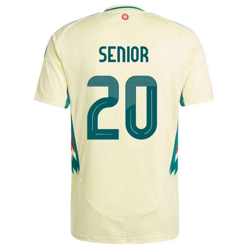 Danxen Bambino Maglia Galles Matt Senior #20 Beige Giallo Kit Gara Away 24-26 Maglietta