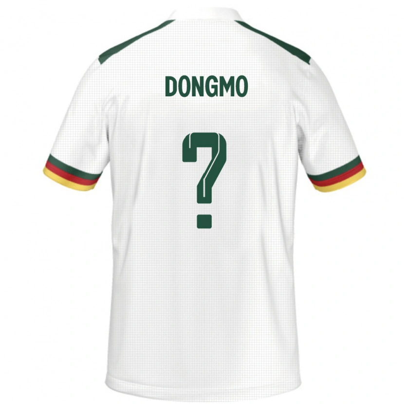 Danxen Bambino Maglia Camerun Danel Dongmo #0 Bianco Kit Gara Away 24-26 Maglietta