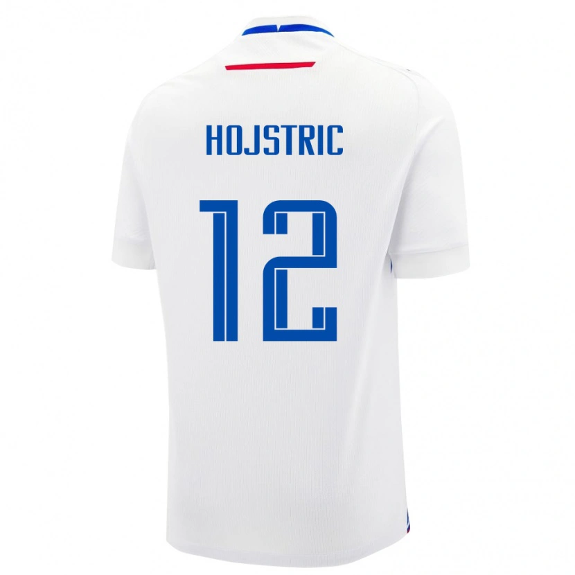 Danxen Bambino Maglia Slovacchia Tomas Hojstric #12 Bianco Kit Gara Away 24-26 Maglietta