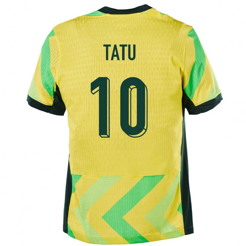Danxen Uomo Maglia Australia Amlani Tatu #10 Oro Kit Gara Home 24-26 Maglietta
