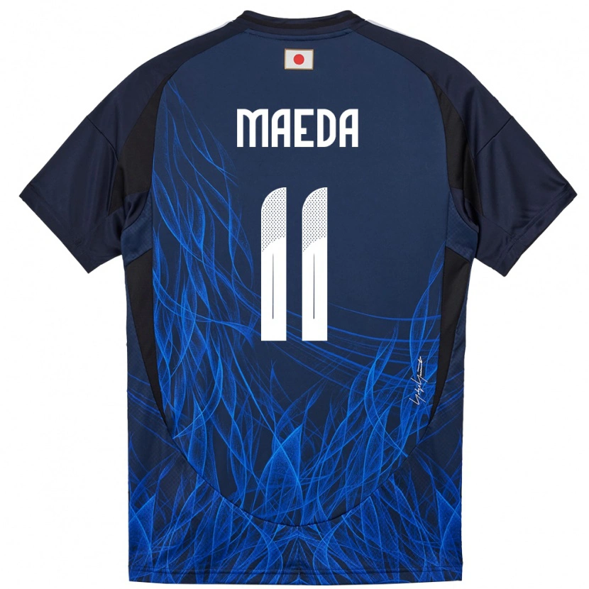 Danxen Uomo Maglia Giappone Daizen Maeda #11 Blu Scuro Kit Gara Home 24-26 Maglietta