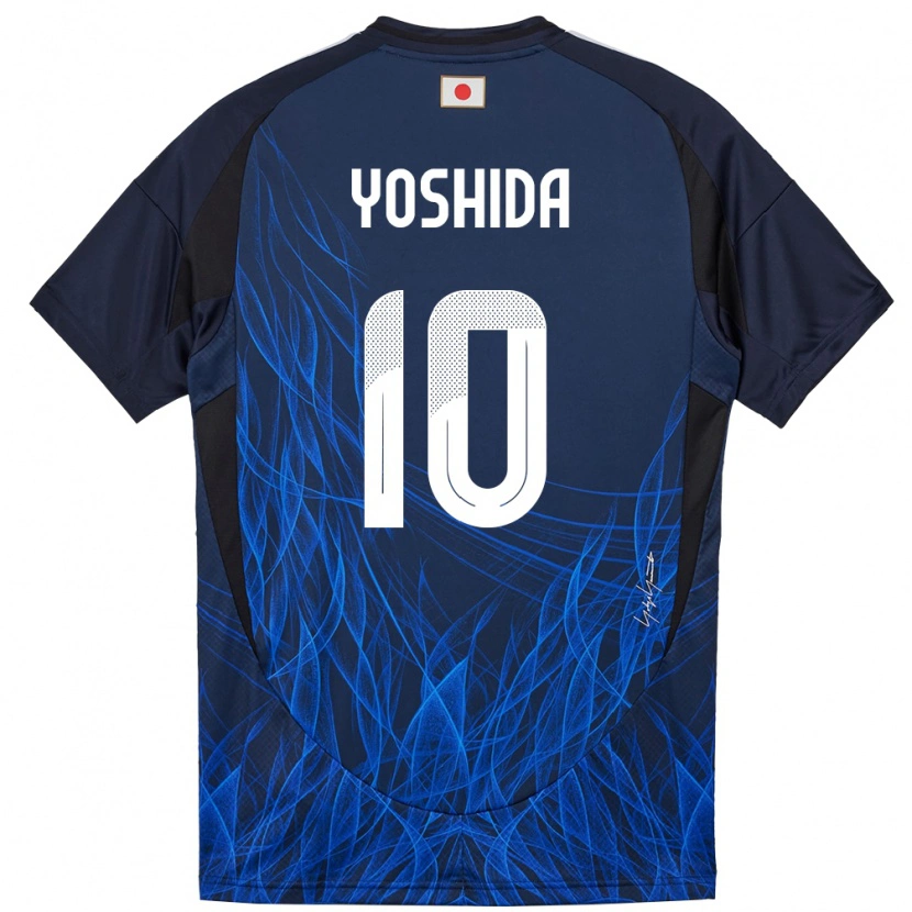 Danxen Uomo Maglia Giappone Minato Yoshida #10 Blu Scuro Kit Gara Home 24-26 Maglietta