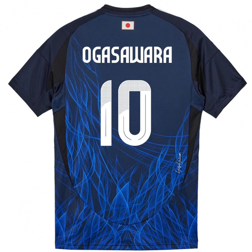 Danxen Uomo Maglia Giappone Hiro Ogasawara #10 Blu Scuro Kit Gara Home 24-26 Maglietta
