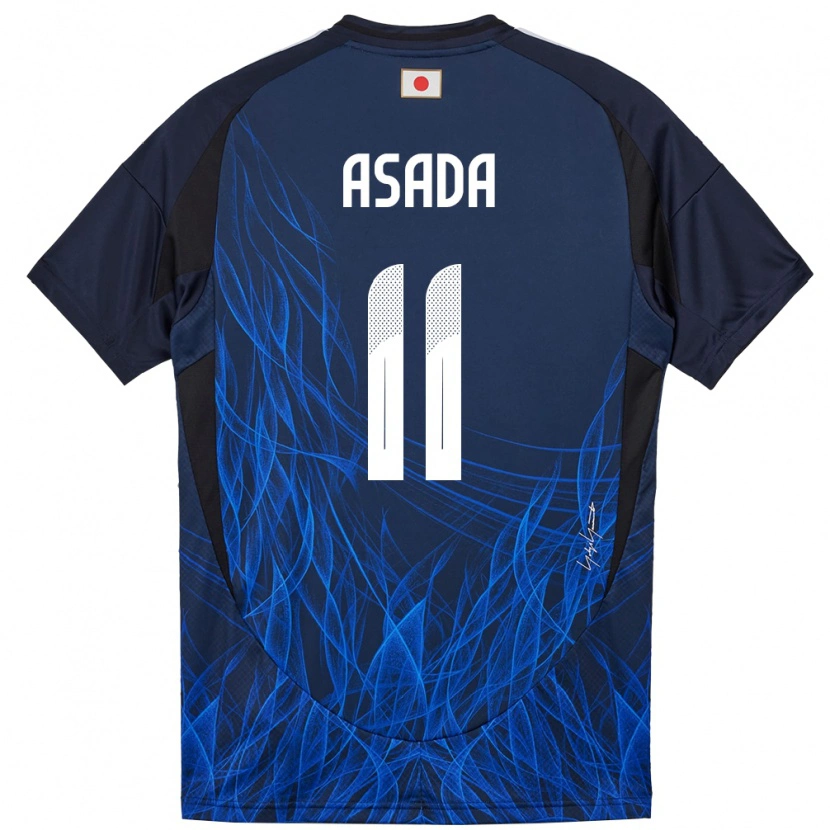 Danxen Uomo Maglia Giappone Hiroto Asada #11 Blu Scuro Kit Gara Home 24-26 Maglietta