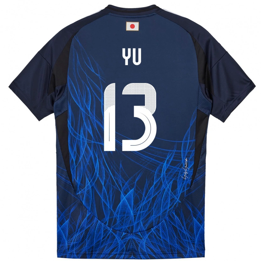 Danxen Uomo Maglia Giappone Yu Hirakawa #13 Blu Scuro Kit Gara Home 24-26 Maglietta