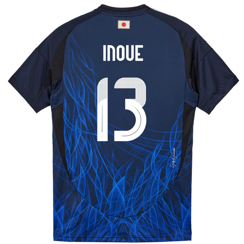 Danxen Uomo Maglia Giappone Aren Inoue #13 Blu Scuro Kit Gara Home 24-26 Maglietta